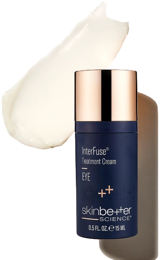 SkinBetter Science InterFuse Treatment Cream Eye pump bottle.